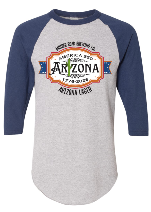 Unisex AZ 250 Lager Baseball Tee