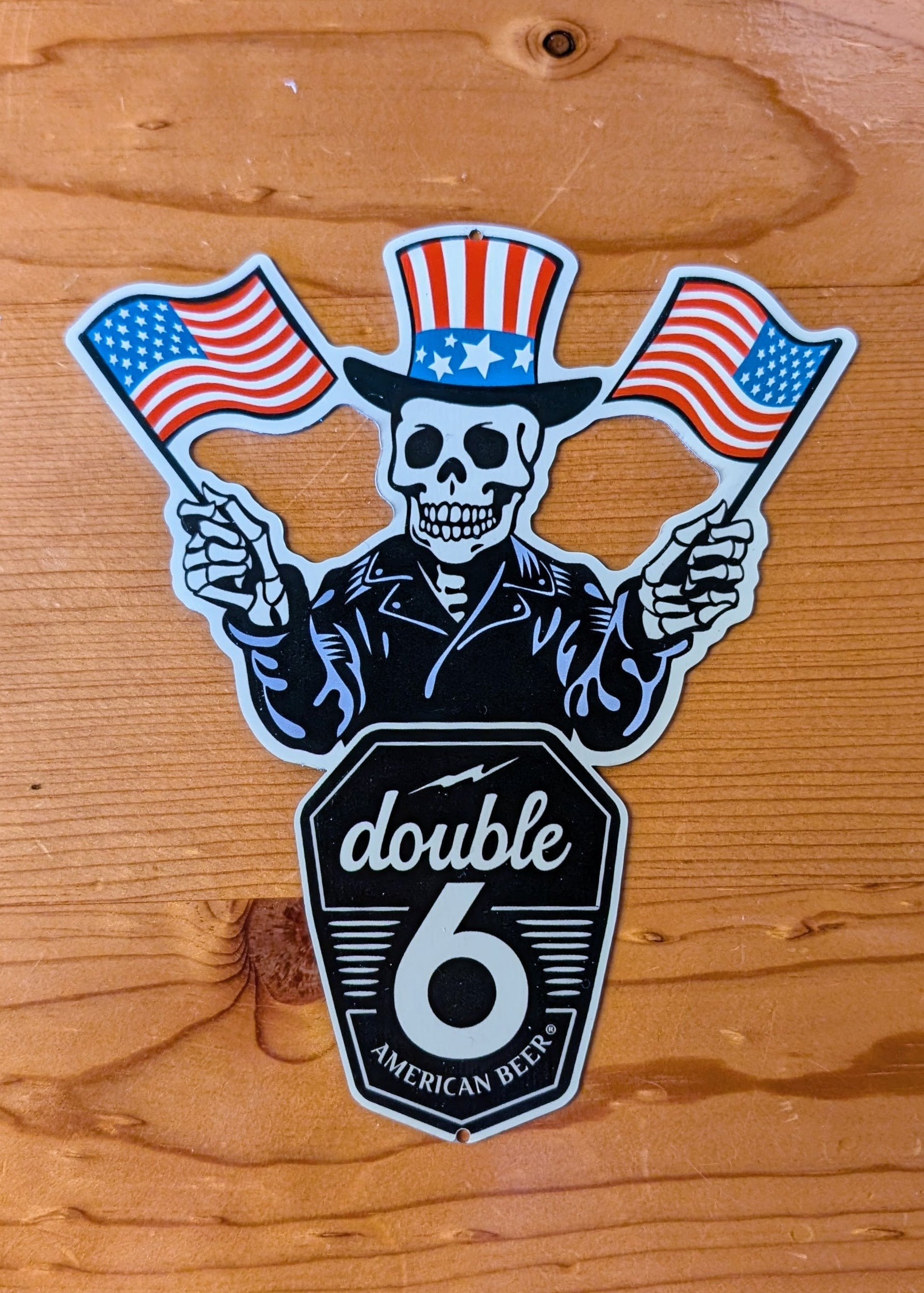 Double 6 Fourth of July Tin Tacker