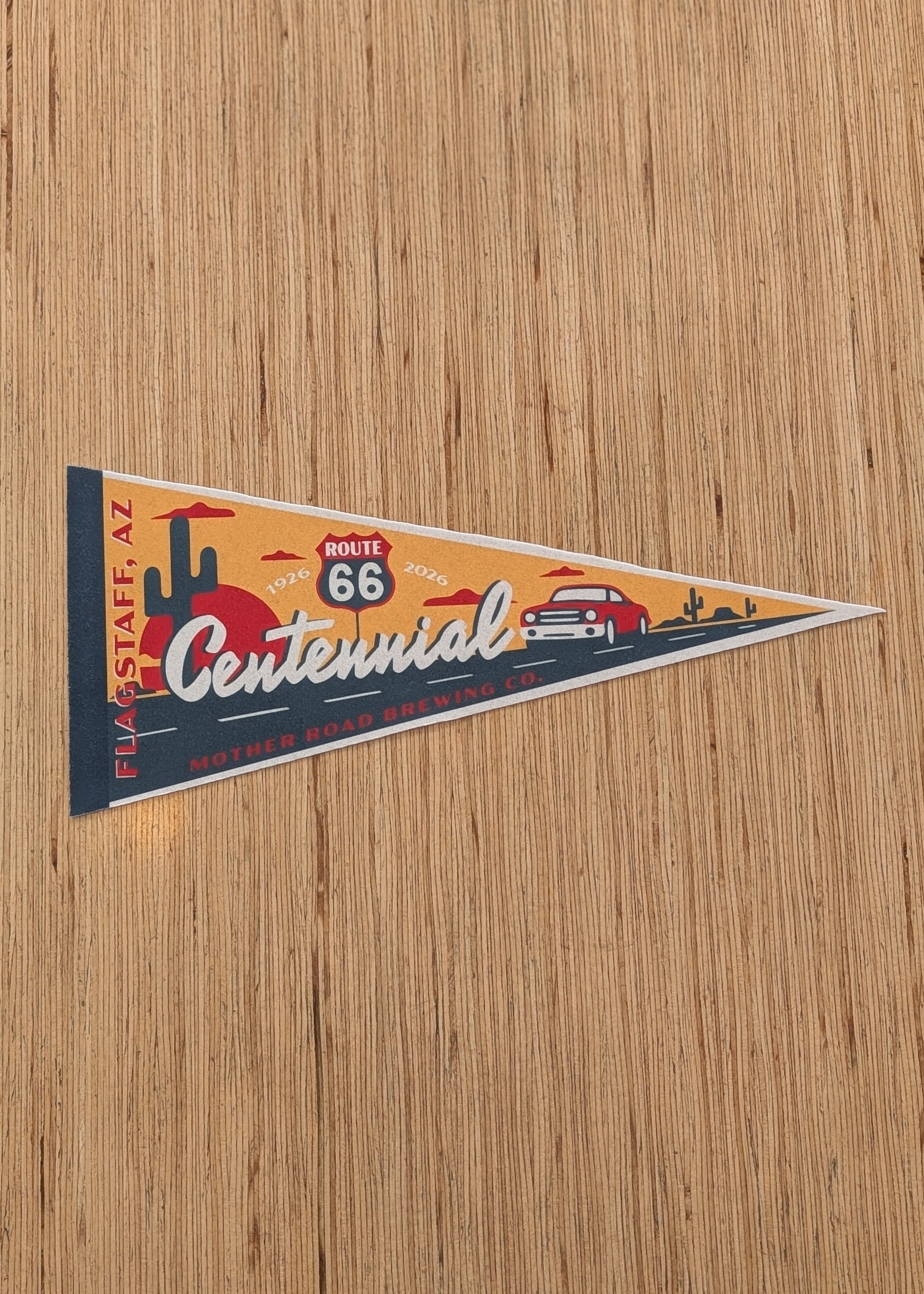 Route 66 Centennial Pennant