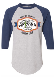 Unisex AZ 250 Lager Baseball Tee