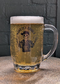 Double 6 Glass Mug