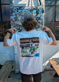Unisex Double 6 Pocket Tee