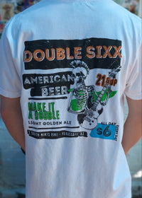Unisex Double 6 Pocket Tee