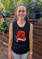 Women's Double 6 Muscle Tank