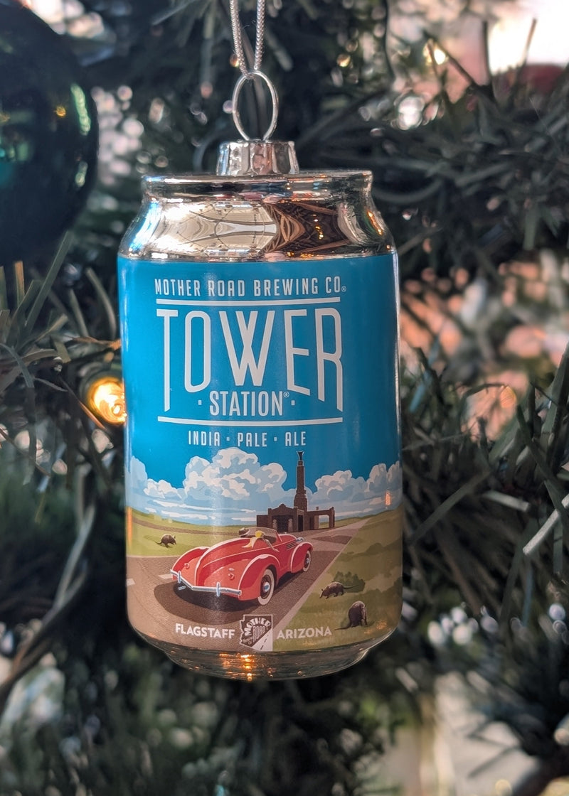 Glass Tower Station Ornament