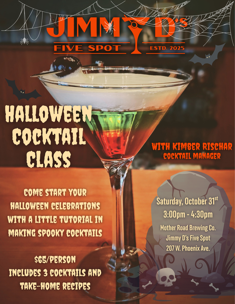 Halloween Cocktail Class - Entry for (1)