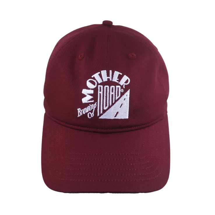 Maroon Logo Dad Hat Mother Road Beer