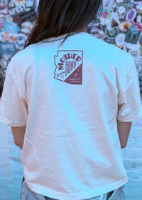 Women's Boxy Fading Text Tee