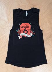 Women's Double 6 Muscle Tank