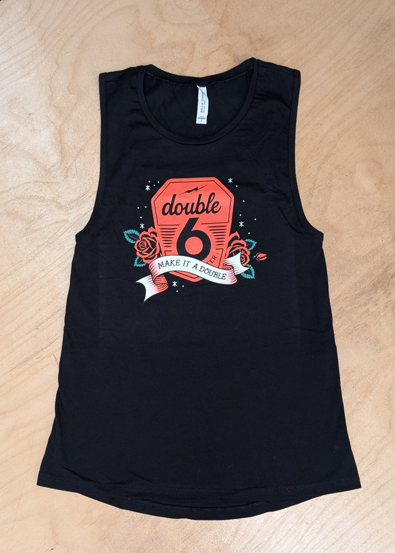 Women's Double 6 Muscle Tank