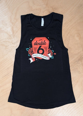 Women's Double 6 Muscle Tank